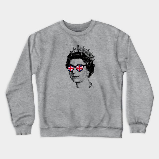 Queen Elizabeth Crewneck Sweatshirt by hoopoe